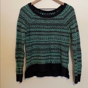 American Eagle Crew Neck Wool Blend Sweater
